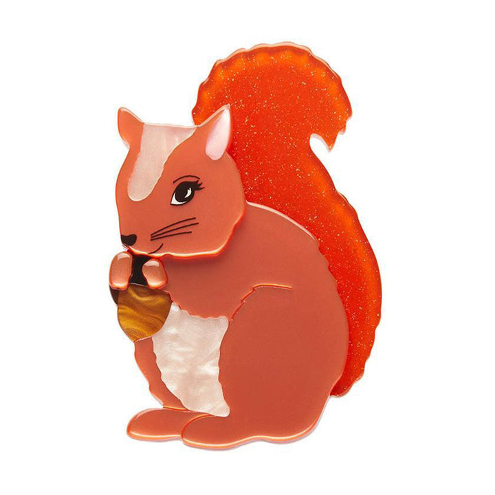 Cheeky Squirrel Brooch by Erstwilder image