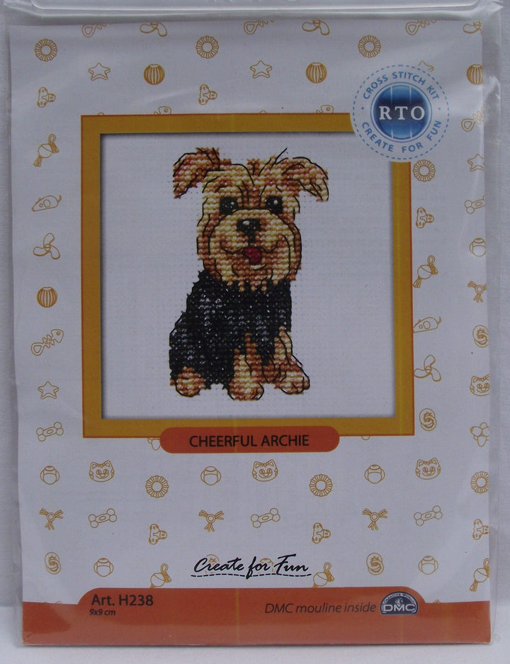 Cheerful Archie H238 Counted Cross Stitch Kit