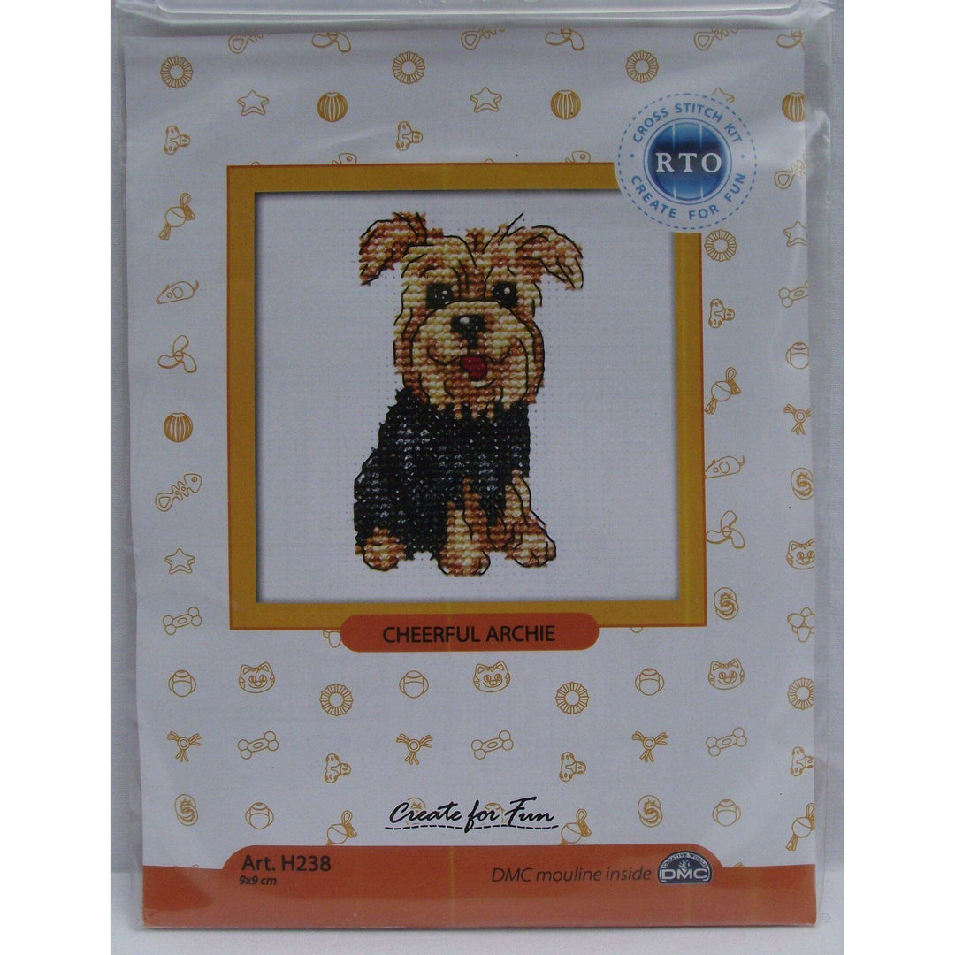 Cheerful Archie H238 Counted Cross Stitch Kit