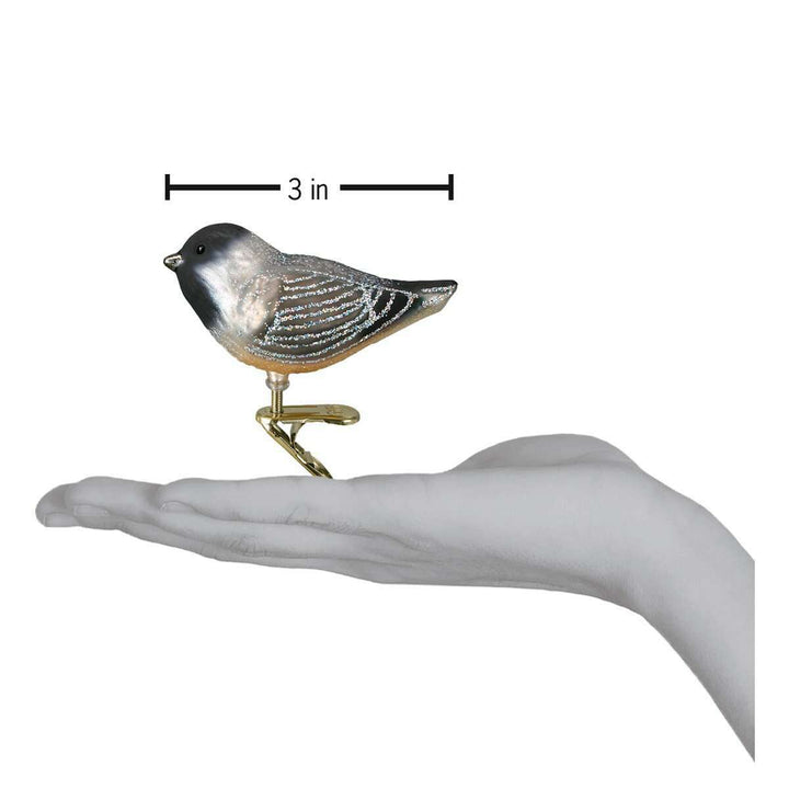 Old World Christmas Cheery Chickadee Blown Glass Ornament