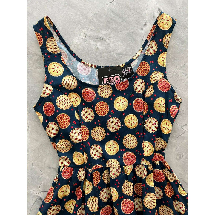 Cherry Pie Shorter Length Fit & Flare Dress - Small only, 1 left!