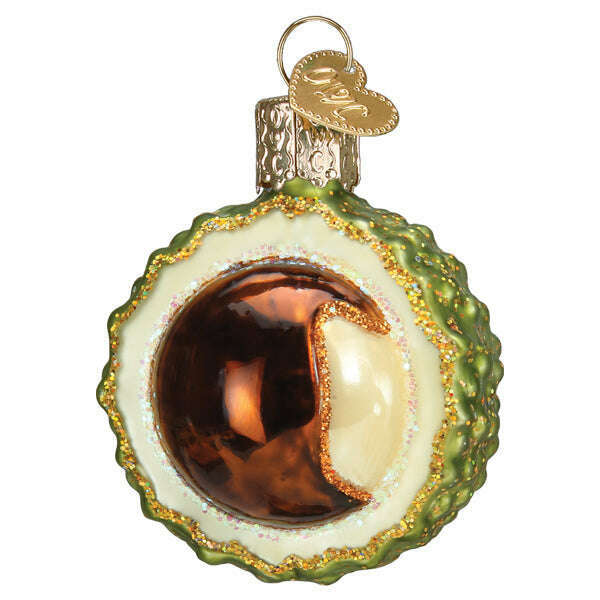 Old World Christmas Chestnut Blown Glass Ornament