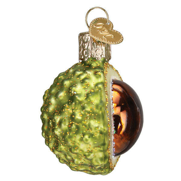 Old World Christmas Chestnut Blown Glass Ornament