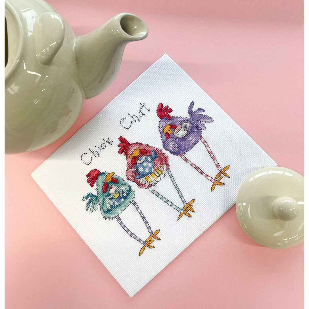 Chick Chat XMS42 Counted Cross Stitch Kit