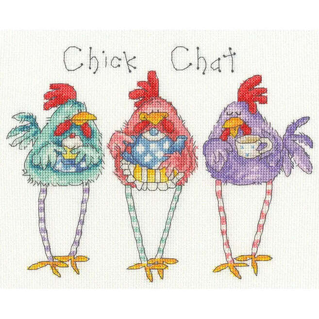 Chick Chat XMS42 Counted Cross Stitch Kit