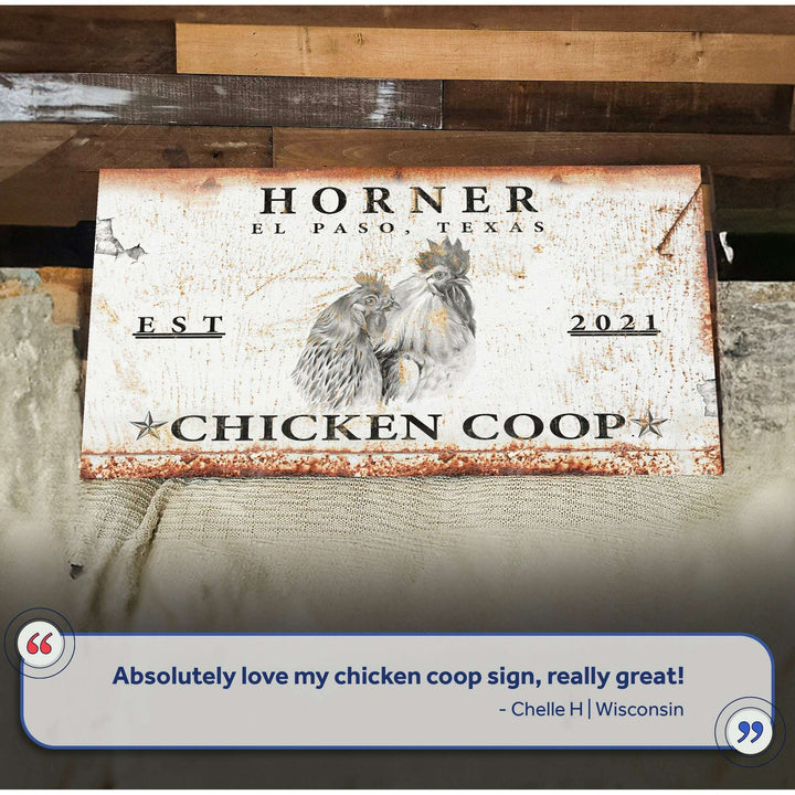 Chicken Coop Sign V