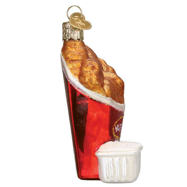 Old World Christmas Chicken Nuggets Blown Glass Ornament