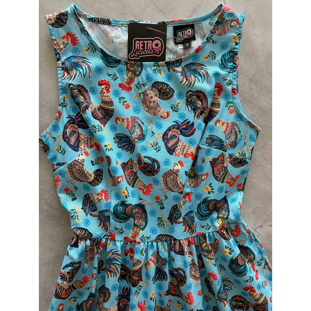 Chicken Vintage Dress