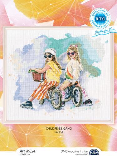 Children's gang M824 Counted Cross Stitch Kit