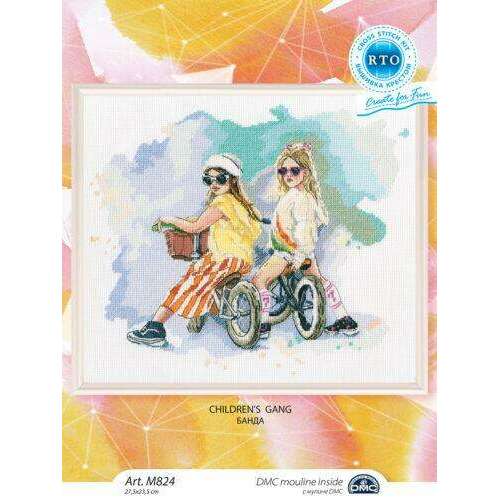 Children's gang M824 Counted Cross Stitch Kit