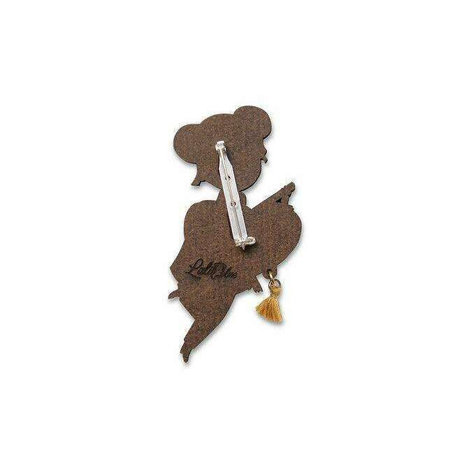 Chinese Girl Lantern Brooch by LaliBlue - Quirks!