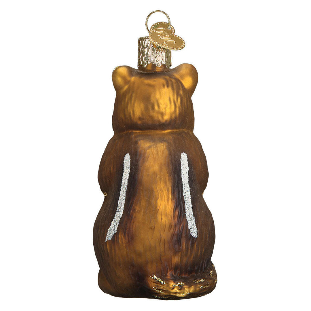 Old World Christmas Chipmunk Blown Glass Ornament