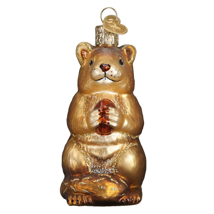 Old World Christmas Chipmunk Blown Glass Ornament