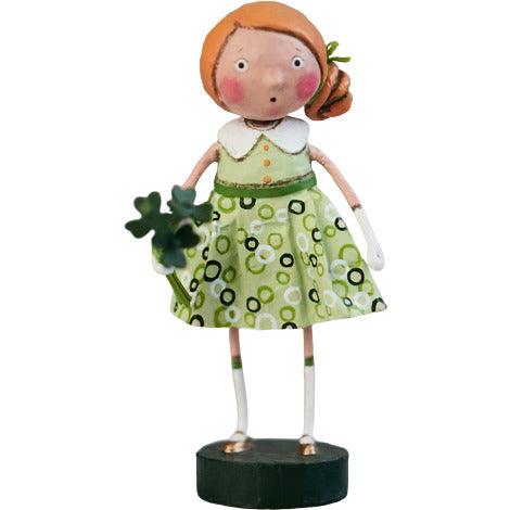 Chloe's Clovers St. Patrick's Day Figurine by Lori Mitchell - Quirks!