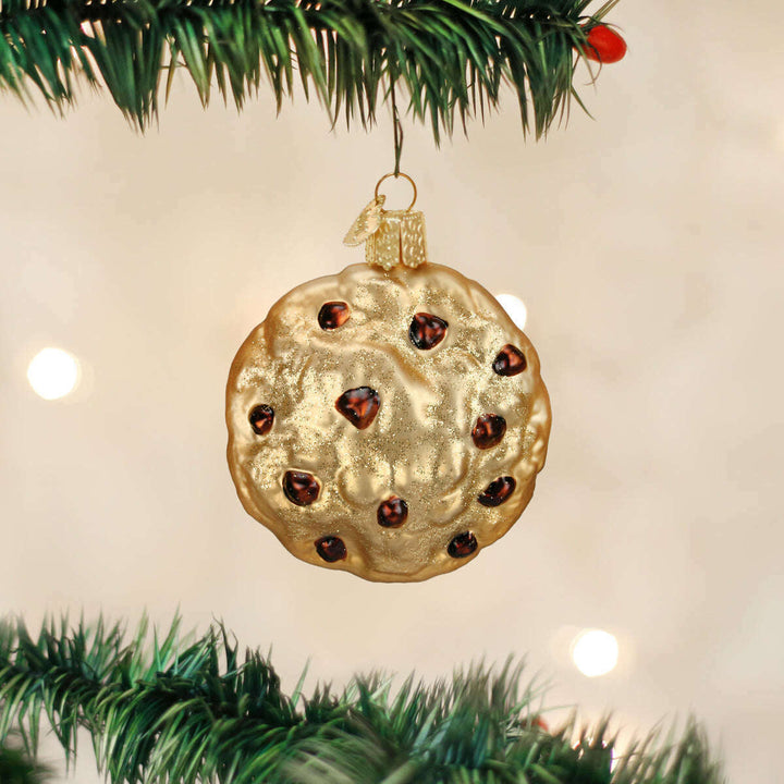 Old World Christmas Chocolate Chip Cookie Blown Glass Ornament