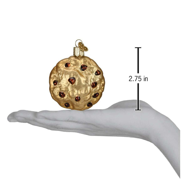 Old World Christmas Chocolate Chip Cookie Blown Glass Ornament