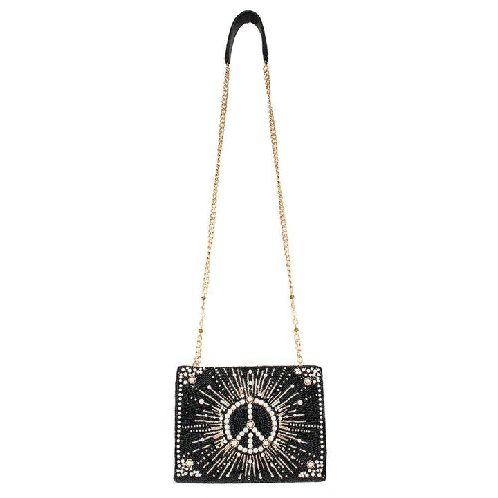 Choose Peace Crossbody Handbag by Mary Frances image 6