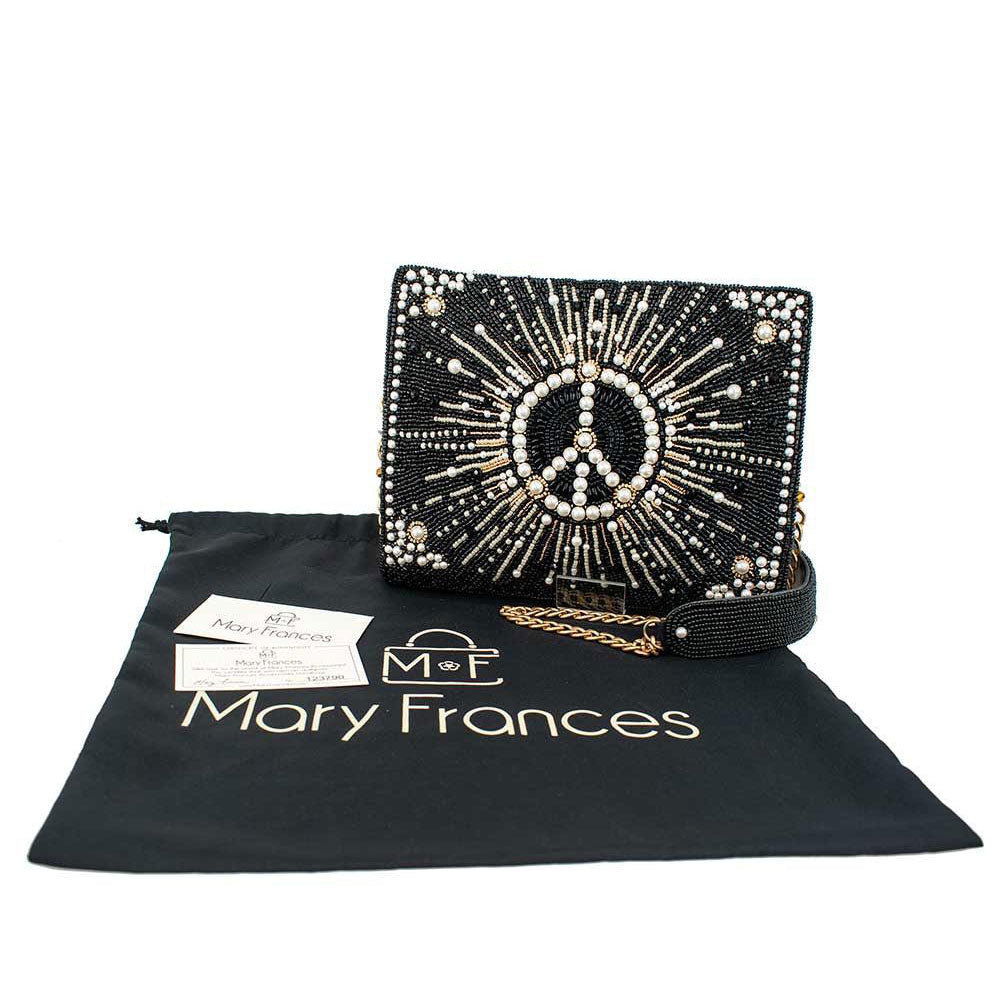 Choose Peace Crossbody Handbag by Mary Frances image 7