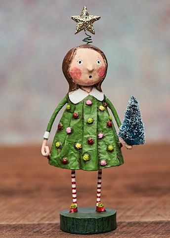 Chrissy Christmas Figurine by Lori Mitchell - Quirks!