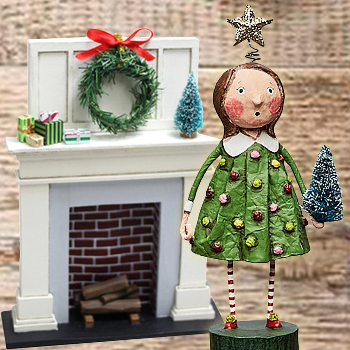 Chrissy Christmas Figurine by Lori Mitchell - Quirks!