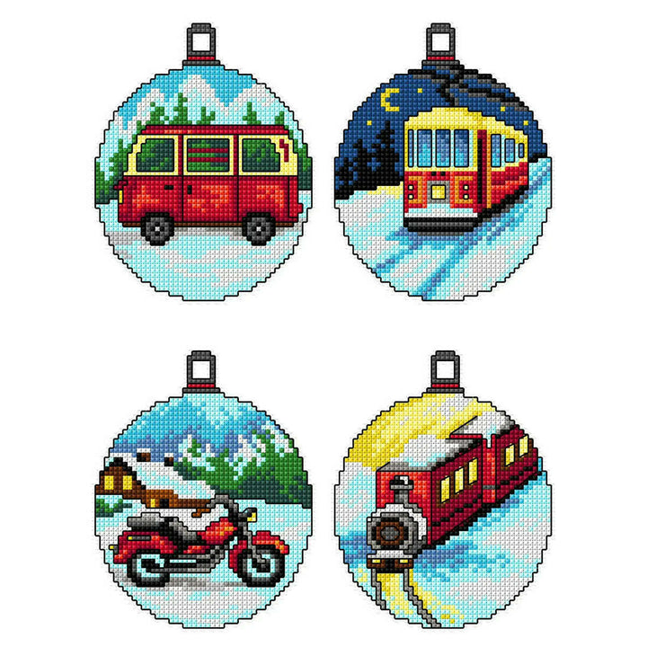 Christmas - Landscapes 191CS Counted cross stitch kit with plastic canvas