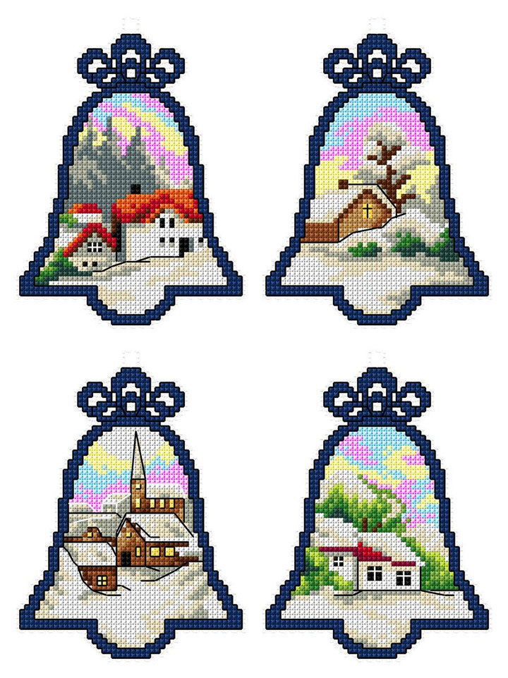 Christmas Bells 152CS Counted Cross-Stitch Kit