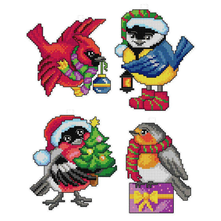 Christmas Birds 7694 Counted Cross-Stitch Kit