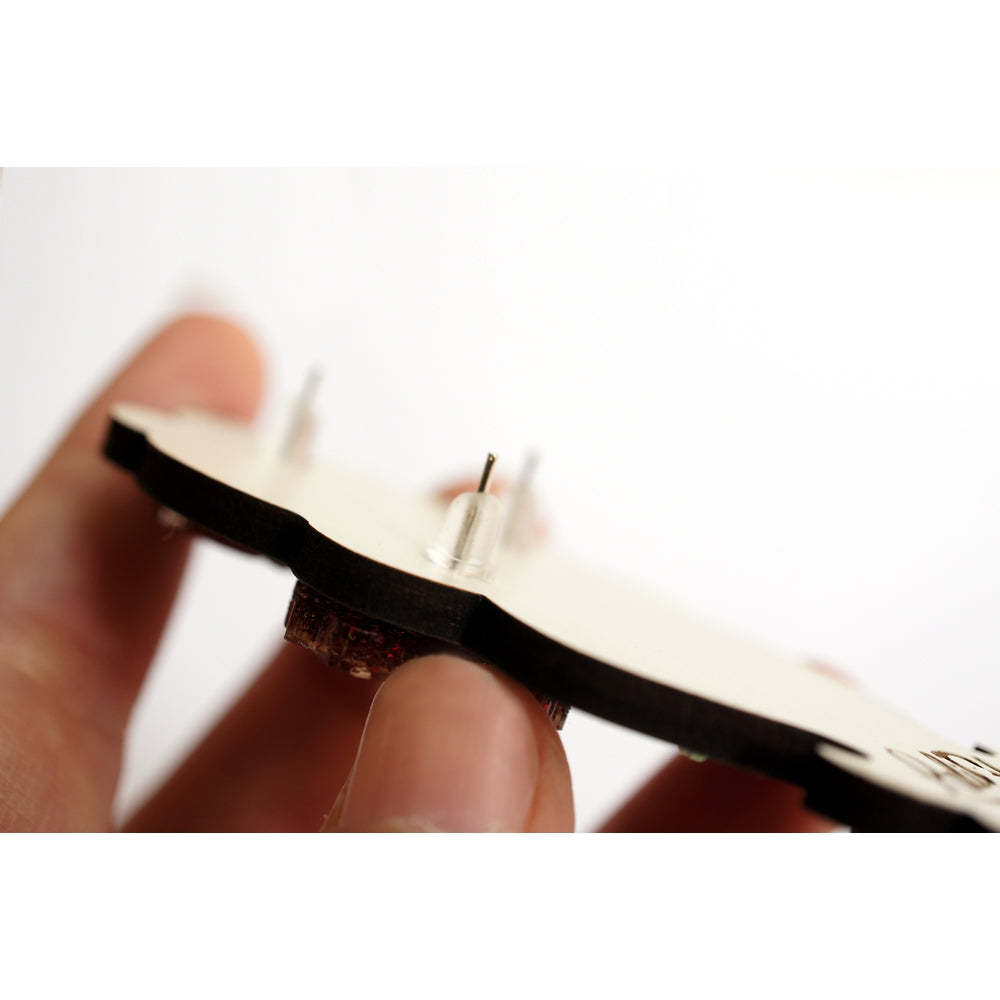 Christmas Blonde Hair Brooch with Earring Set by Laliblue 10