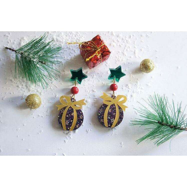 Christmas Bulbs Earrings by Laliblue - Quirks!