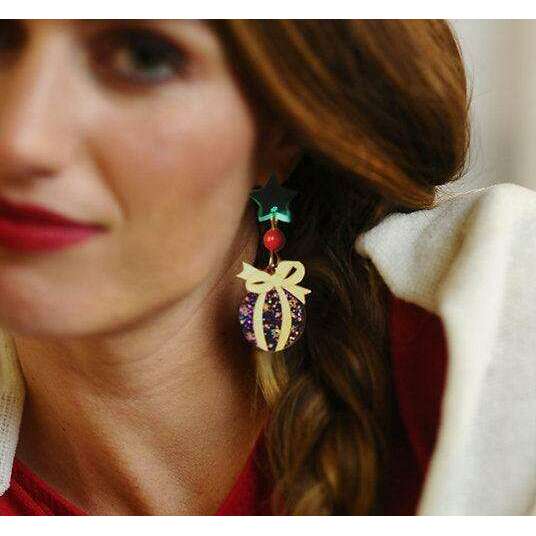 Christmas Bulbs Earrings by Laliblue - Quirks!