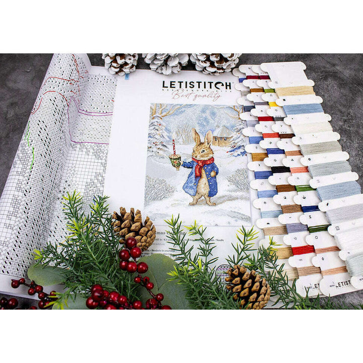 Christmas Caroling L9918 Counted Cross Stitch Kit
