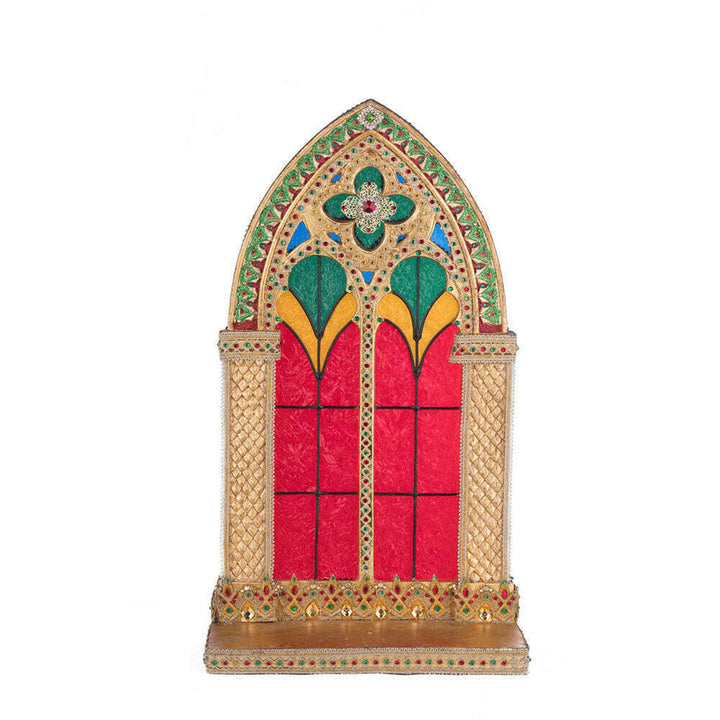 Christmas Castle Pillar Candle Holder by Katherine's Collection image