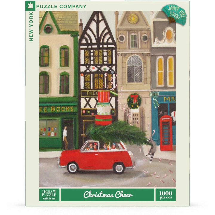 Christmas Cheer Puzzle Featuring Artwork of Janet Hill