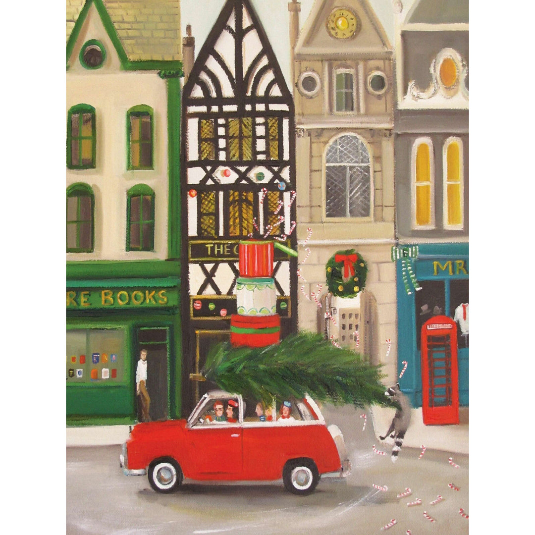 Christmas Cheer Puzzle Featuring Artwork of Janet Hill