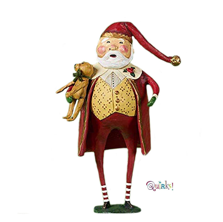 Christmas Cheer Santa -Lori Mitchell Christmas Figurine - Quirks!