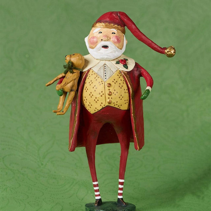 Christmas Cheer Santa -Lori Mitchell Christmas Figurine - Quirks!