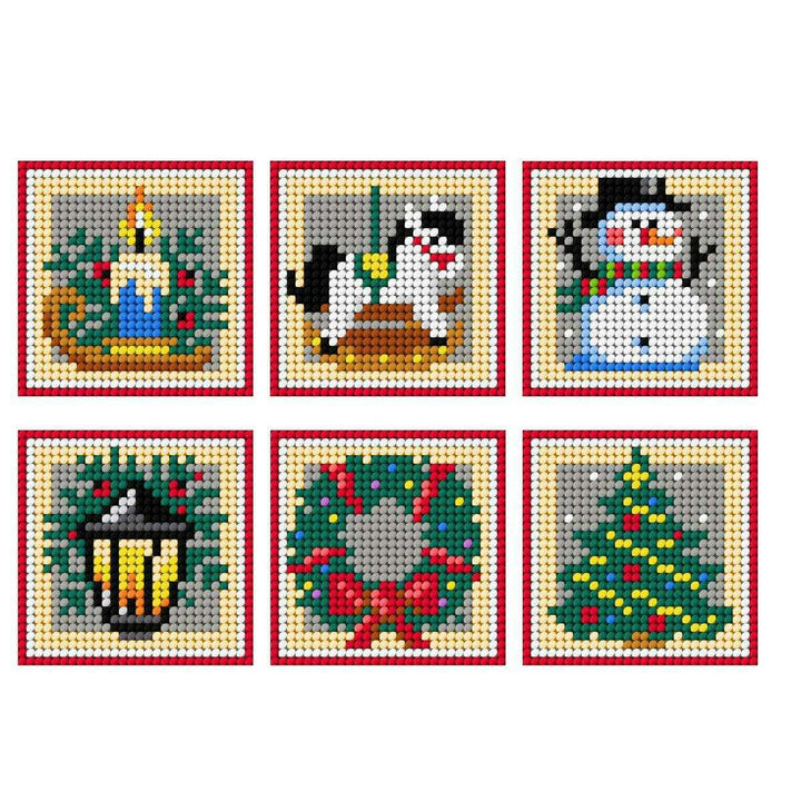Christmas coasters 161CS Counted Cross-Stitch Kit