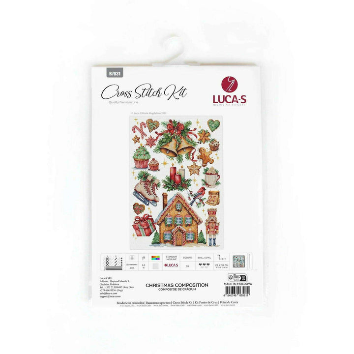 Christmas Composition B7031L Counted Cross-Stitch Kit