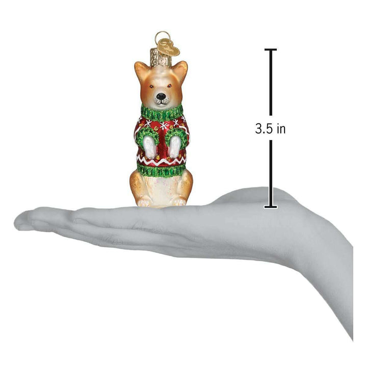 Christmas Corgi Ornament