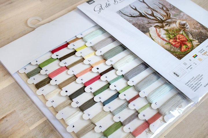 Christmas Deer B598L Counted Cross-Stitch Kit