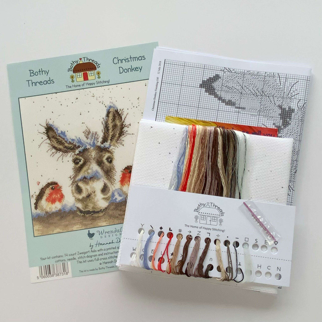 Christmas Donkey XHD39 Counted Cross Stitch Kit