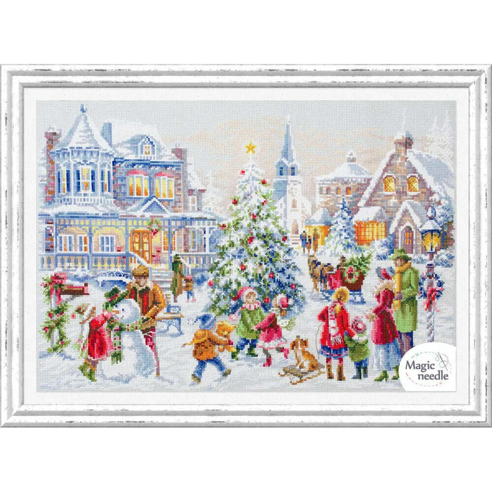 Christmas Eve 100-250 Counted Cross-Stitch Kit