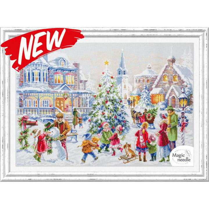 Christmas Eve 100-250 Counted Cross-Stitch Kit