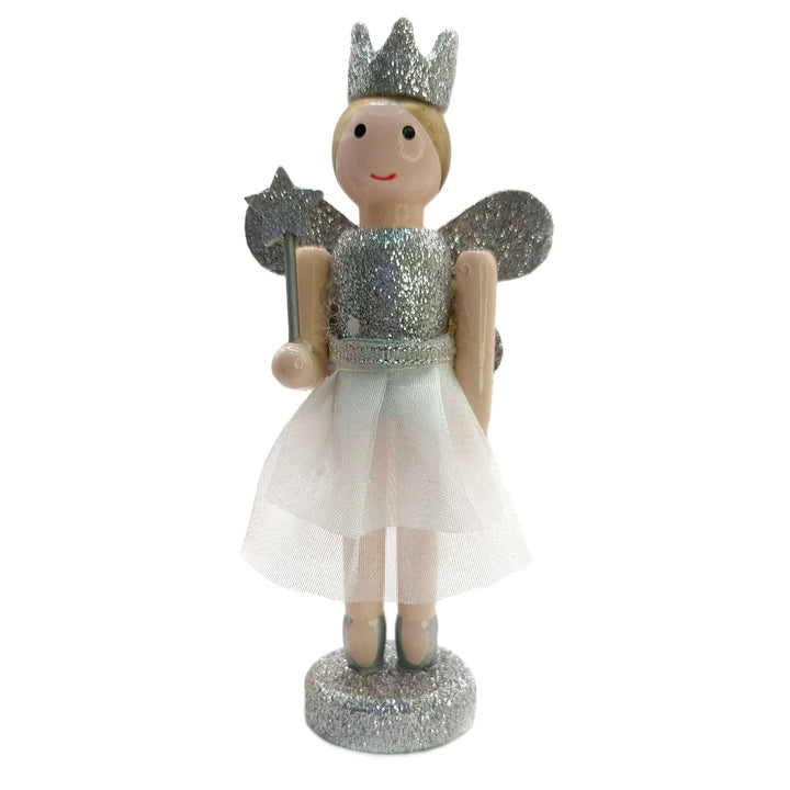 Christmas Fairies Set. Wizardi Classic Wooden Festive Decoration F07M14-13-N01657