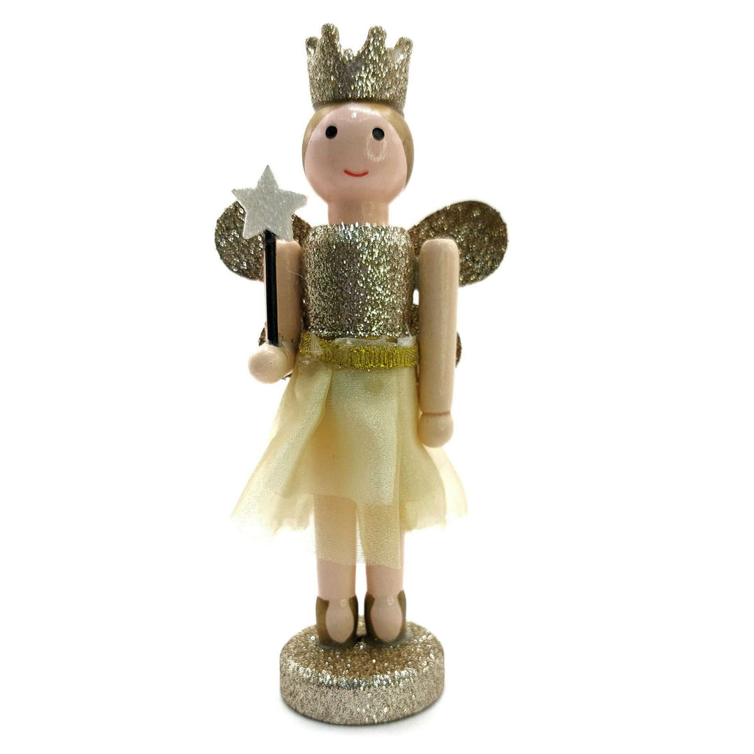Christmas Fairies Set. Wizardi Classic Wooden Festive Decoration F07M14-13-N01657