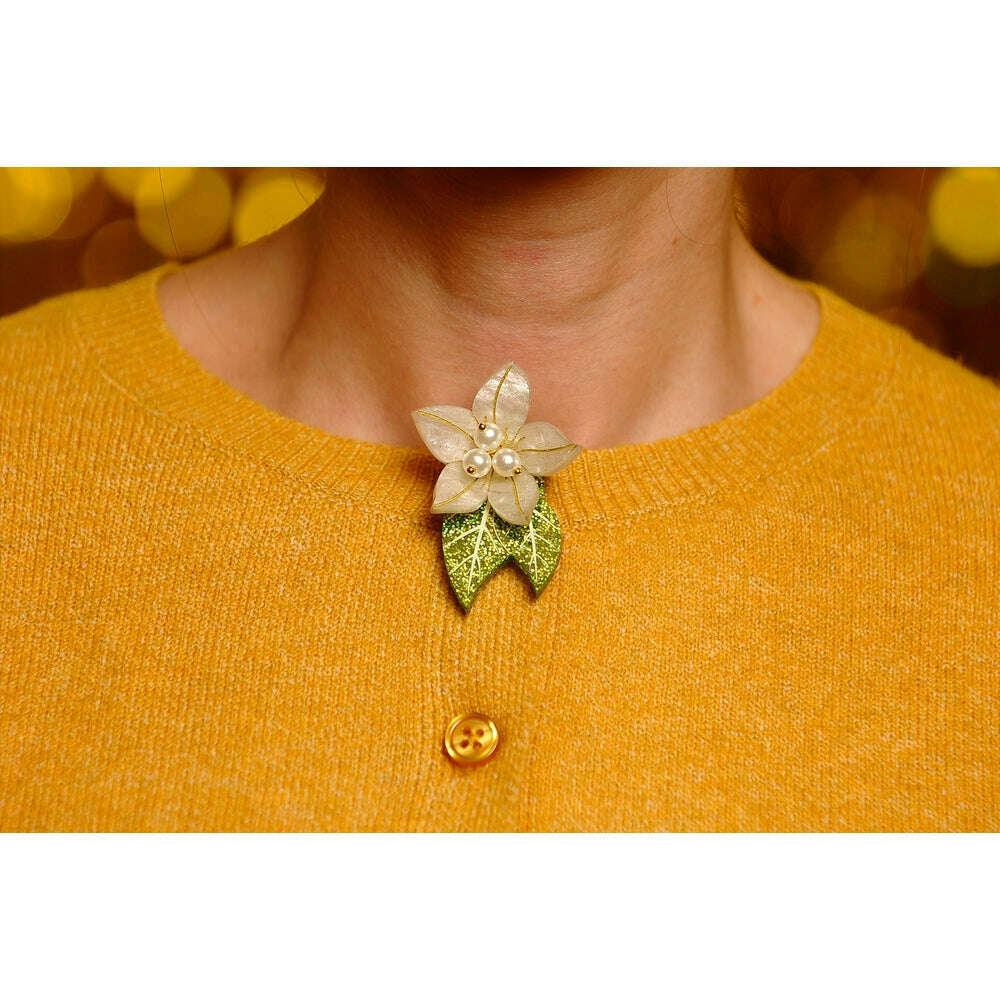 Christmas Flower Button Cover by Laliblue – view 6
