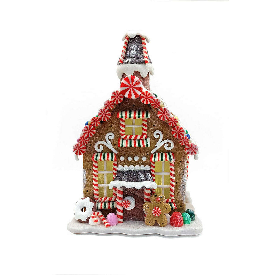 Christmas Gingerbread Candy House. Wizardi Festive Decoration F07-N2-21-KA605B