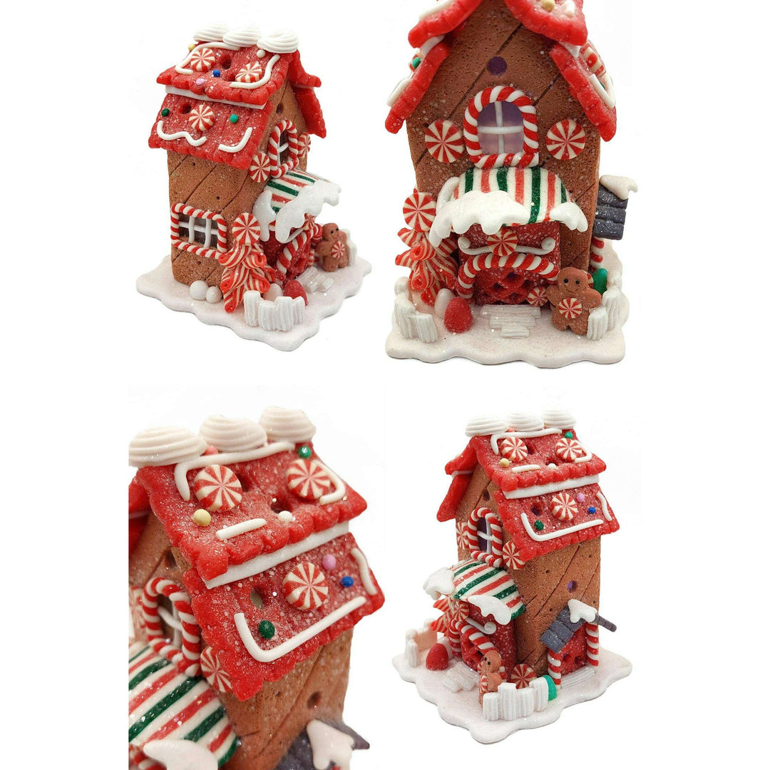 Christmas Gingerbread House. Wizardi Festive Decoration F07-N2-20-HA020A