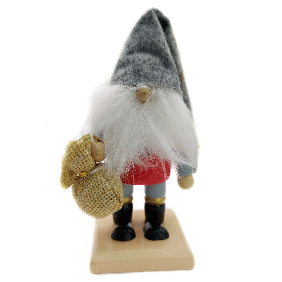 Christmas Gnomes Set. Wizardi Classic Wooden Festive Decoration F07M14-14