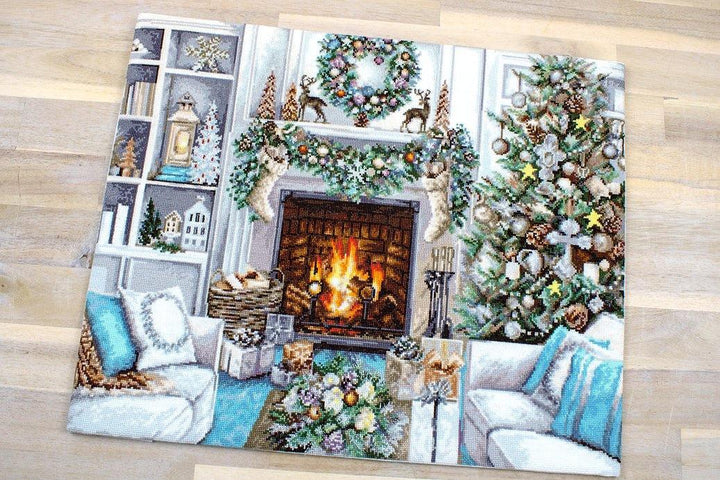 Christmas Interior B2394L Counted Cross-Stitch Kit